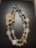 Phone Chain Wrislet with the Letter V