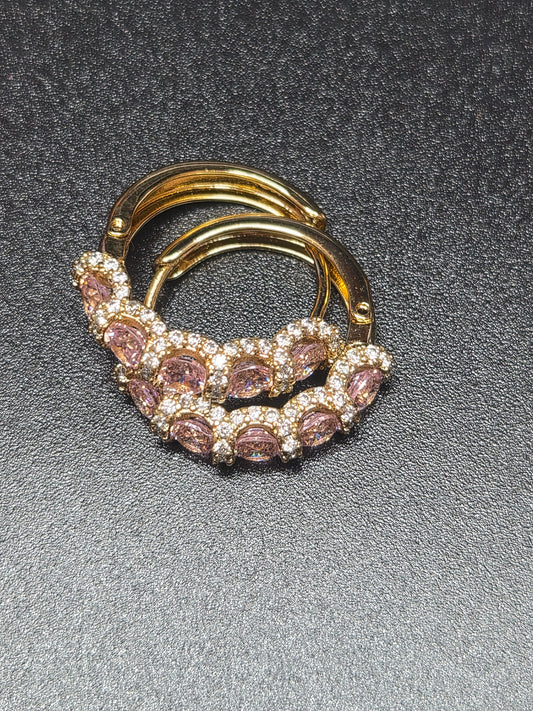 Earrings Gold Plated 14k