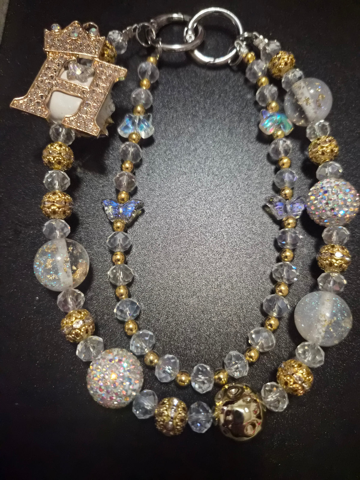 Phone Chain Wrislet with the Letter H