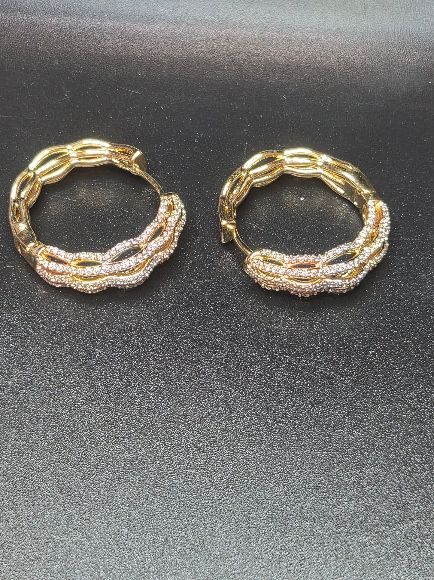 Earrings Gold Plated 14k