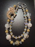 Phone Chain Wrislet with the Letter C