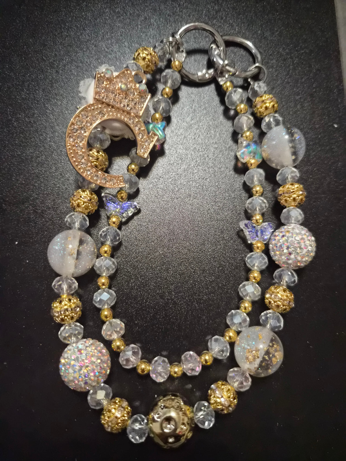 Phone Chain Wrislet with the Letter C