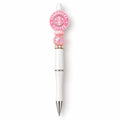 Beadable Pen Pink with White (2)